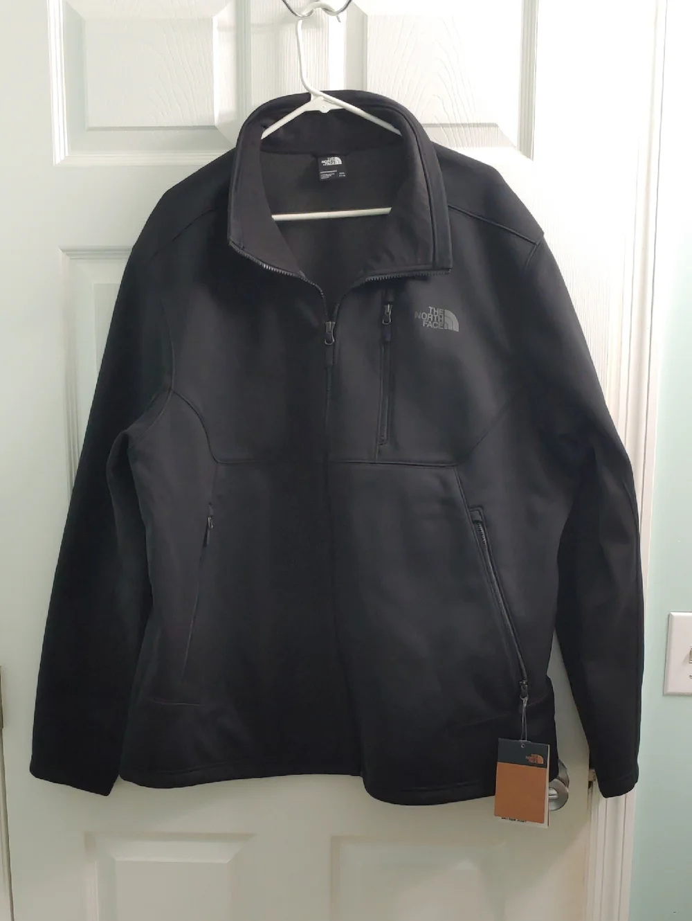 The North Face Apex Risor Jacket Men's Black Windwall Full Zip Size XXXL